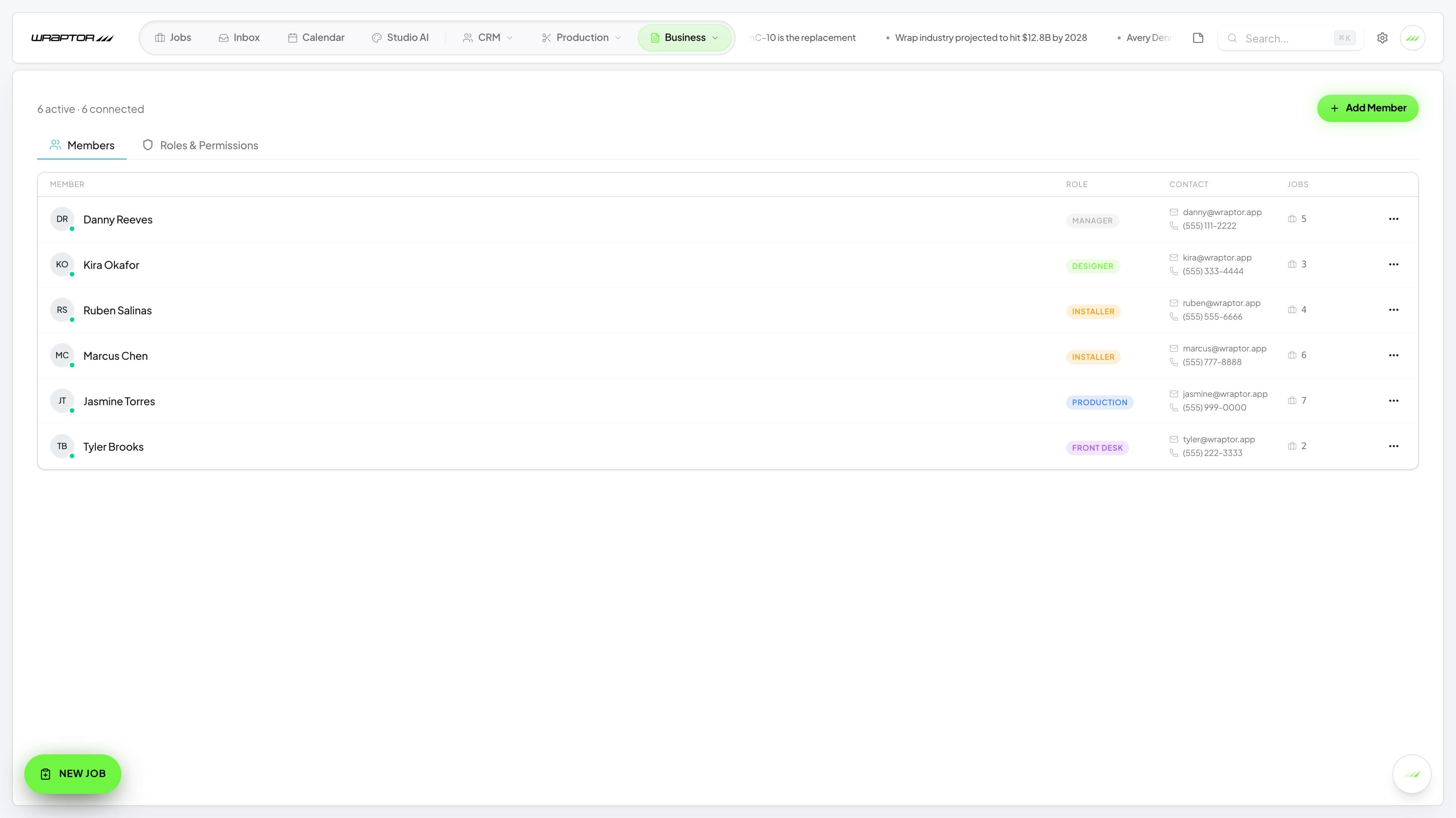 Your whole team, one system, right permissions