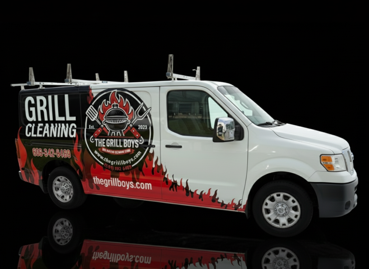 GB branded fleet vehicle wrap