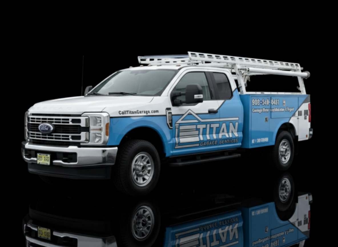 Titan commercial truck wrap